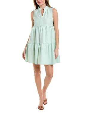 Duffield Lane Annika Dress In Green Large